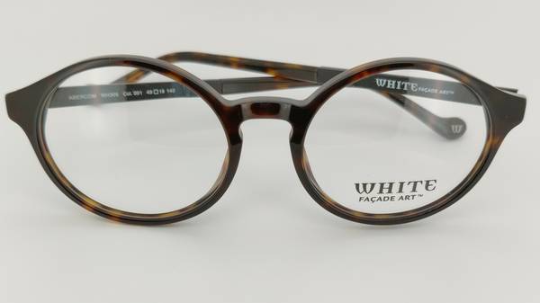 Unisex - Chocolate Brown - White Fascade Art - Thumb 1