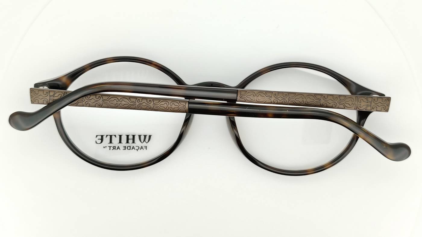 Unisex - Chocolate Brown - White Fascade Art - Image 3